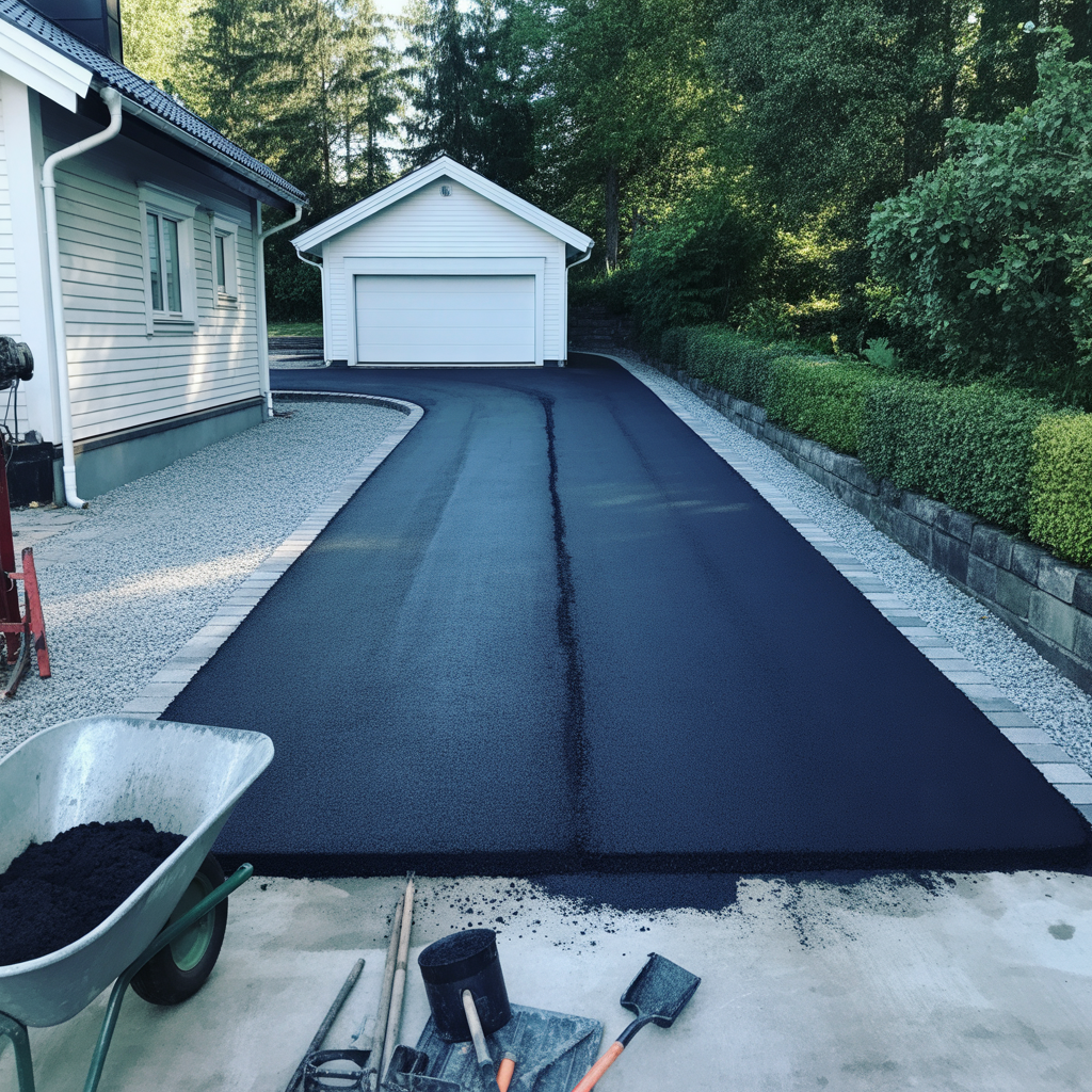 1.Vad kostar det att asfaltera en garageuppfart