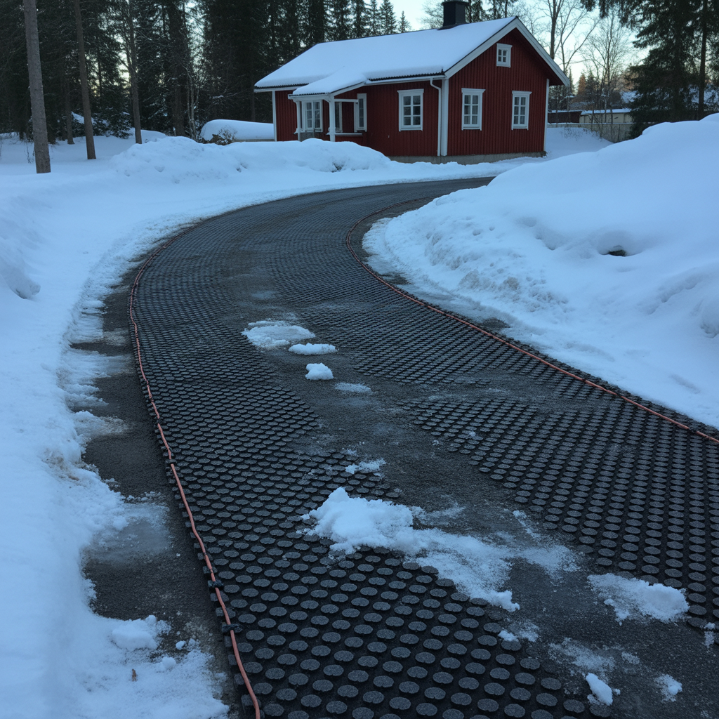 2.Hur skyddar du en asfalterad yta fran sno och is