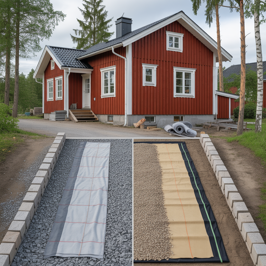 geotextil under uppfart jamforelse av klasser och kostnad